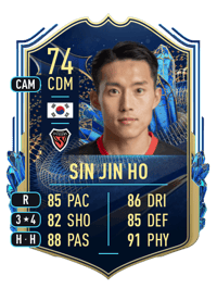 Sin Jin Ho Team of the Season 74 OVR