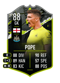 Nick Pope SHOWDOWN PLUS 88 OVR
