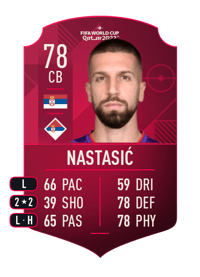 Matija Nastasić World Cup Player 78 OVR