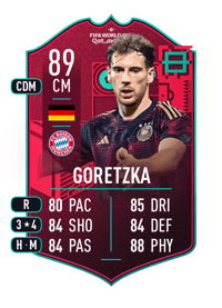 Leon Goretzka FIFA WC Path To Glory 89 OVR