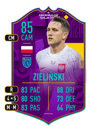 Piotr Zieliński Road to World Cup 85 OVR