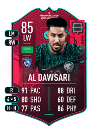 Salem Al Dawsari FIFA WC Path To Glory 85 OVR