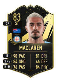 Jamie Maclaren Team of the Week 83 OVR
