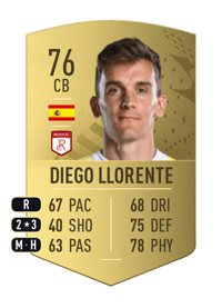 Diego Llorente Common 76 OVR