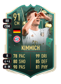 Joshua Kimmich WINTER WILDCARDS 91 OVR