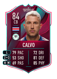 Francisco Calvo World Cup Star 84 OVR