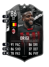 Divock Origi SHOWDOWN 86 OVR