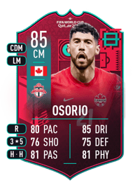 Jonathan Osorio FIFA WC Path To Glory 85 OVR