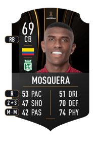 Sergio Mosquera CONMEBOL LIBERTADORES 69 OVR