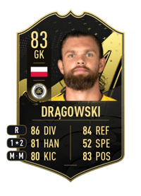 Bartłomiej Drągowski Team of the Week 83 OVR
