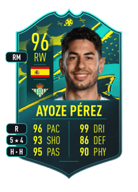 Ayoze Pérez PLAYER MOMENTS 96 OVR