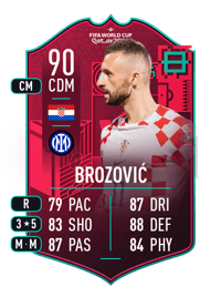 Marcelo Brozović FIFA WC Path To Glory 90 OVR
