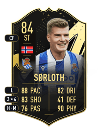 Alexander Sørloth Team of the Week 84 OVR