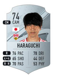 Genki Haraguchi Rare 74 OVR