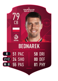 Jan Bednarek World Cup Player 79 OVR