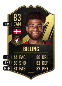 Philip Billing Team of the Week 83 OVR