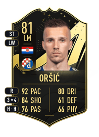 Mislav Oršić Team of the Week 81 OVR