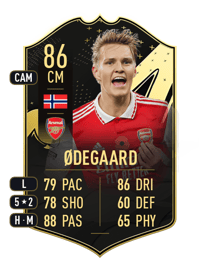 Martin Ødegaard Team of the Week 86 OVR