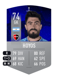 Lucas Hoyos CONMEBOL SUDAMERICANA 74 OVR