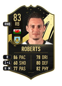 Connor Roberts Team of the Week 83 OVR