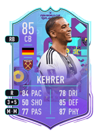 Thilo Kehrer World Cup Phenoms 85 OVR