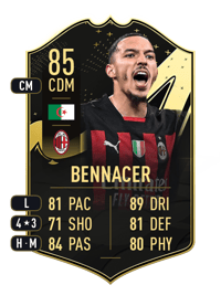 Ismaël Bennacer Team of the Week 85 OVR