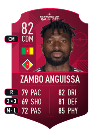 André-Franck Zambo Anguissa World Cup Player 82 OVR