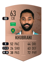 Mohammed Khubrani Common 63 OVR