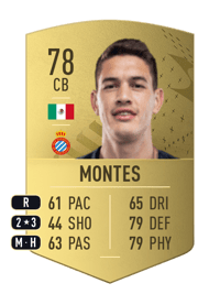 César Montes Common 78 OVR