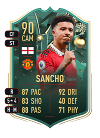 Jadon Sancho WINTER WILDCARDS 90 OVR