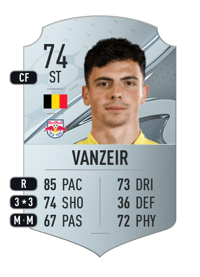 Dante Vanzeir Rare 74 OVR