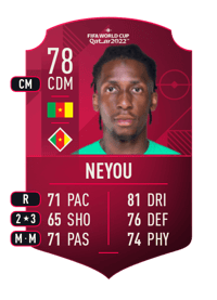 Yvan Neyou World Cup Player 78 OVR