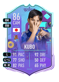 Takefusa Kubo World Cup Phenoms 86 OVR