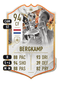 Dennis Bergkamp Trophy Titans ICON 94 OVR
