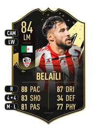 Youcef Belaïli Team of the Week 84 OVR