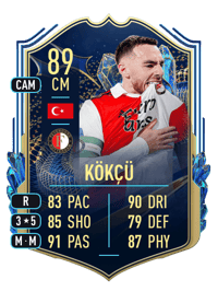 Orkun Kökçü Team of the Season 89 OVR