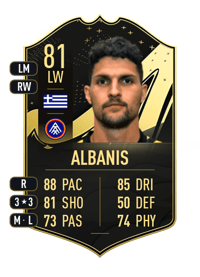 Christos Albanis Team of the Week 81 OVR