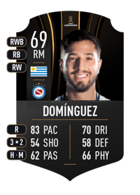 Fabricio Domínguez CONMEBOL LIBERTADORES 69 OVR