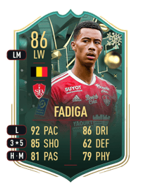 Noah Fadiga WINTER WILDCARDS 86 OVR