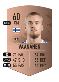 Santeri Väänänen Common 60 OVR