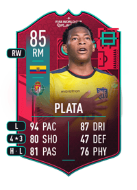 Gonzalo Plata FIFA WC Path To Glory 85 OVR