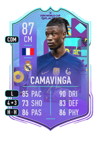 Eduardo Camavinga World Cup Phenoms 87 OVR