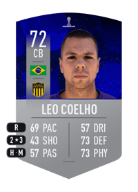 Leo Coelho CONMEBOL SUDAMERICANA 72 OVR