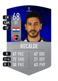 Jorge Recalde CONMEBOL SUDAMERICANA 68 OVR