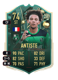 Janis Antiste WINTER WILDCARDS 74 OVR