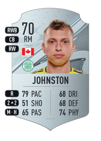 Alistair Johnston Rare 70 OVR