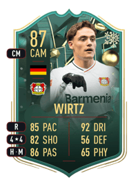 Florian Wirtz WINTER WILDCARDS 87 OVR