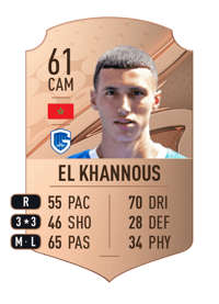 Bilal El Khannous Rare 61 OVR