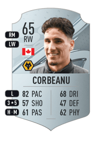 Theo Corbeanu Rare 65 OVR