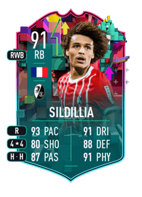 Kiliann Sildillia Level Up 91 OVR